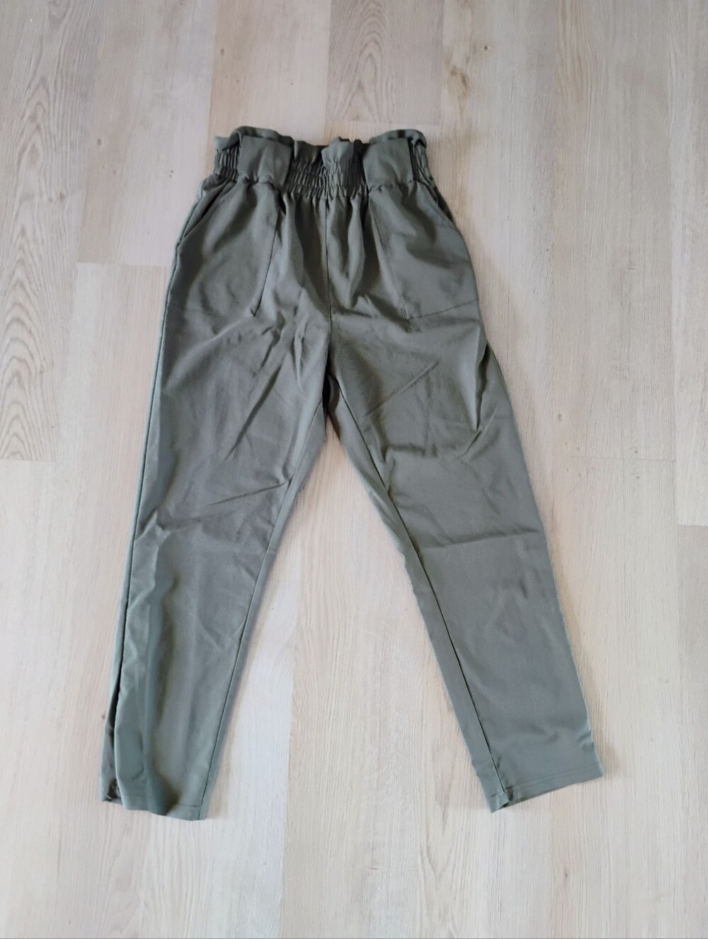 Grace Karin Olive Green Tapered Chinos